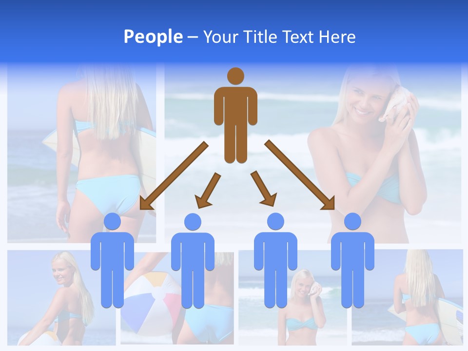 Beach Sky Erotic PowerPoint Template