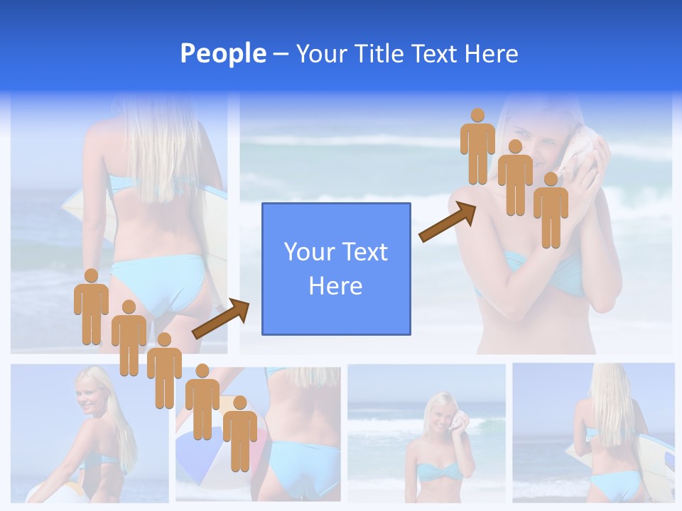 Beach Sky Erotic PowerPoint Template