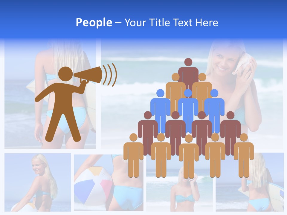 Beach Sky Erotic PowerPoint Template