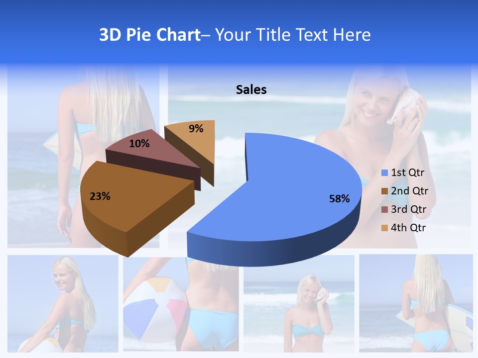 Beach Sky Erotic PowerPoint Template