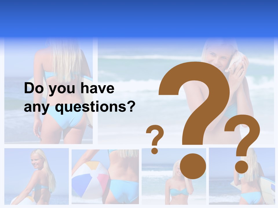 Beach Sky Erotic PowerPoint Template
