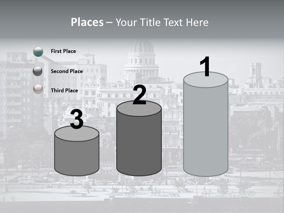 Grunge Landscape Aerial PowerPoint Template