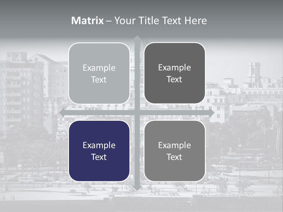 Grunge Landscape Aerial PowerPoint Template