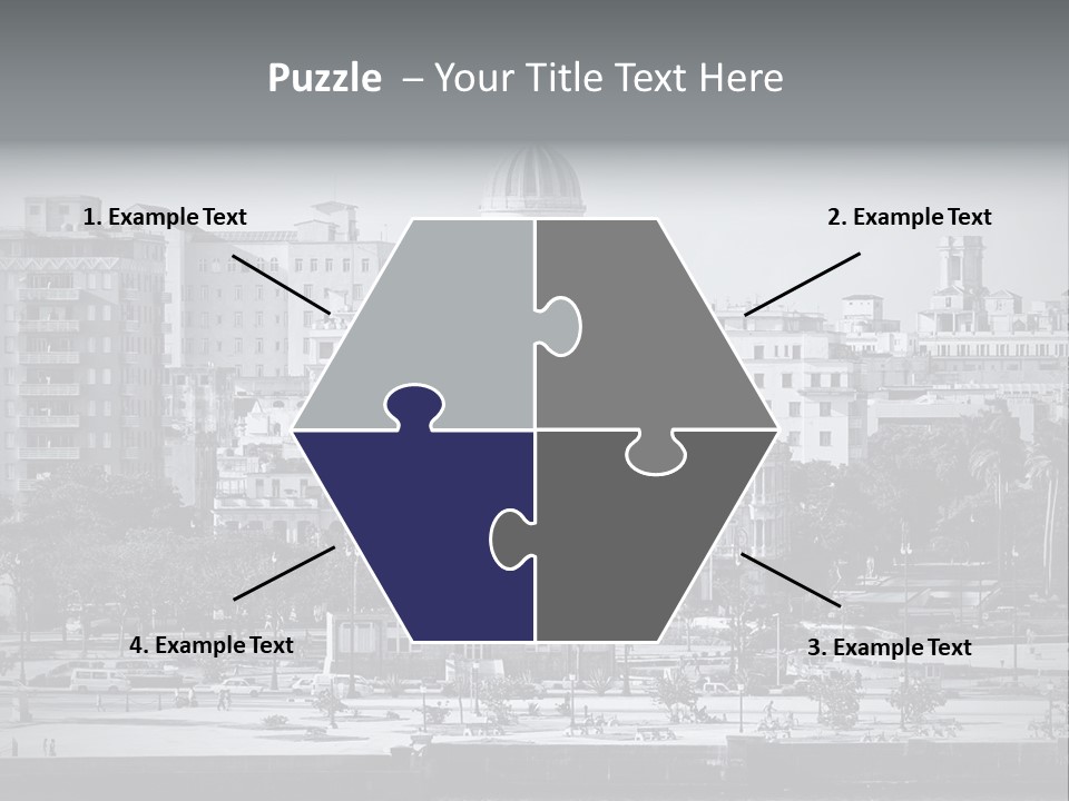 Grunge Landscape Aerial PowerPoint Template