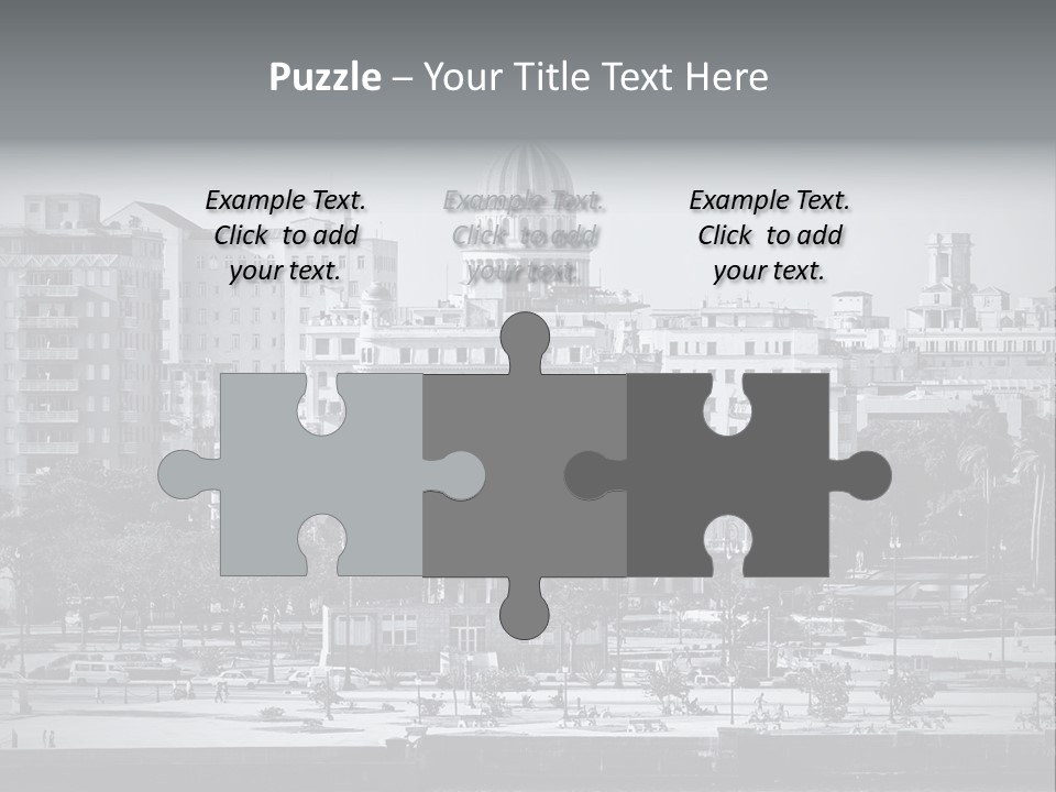 Grunge Landscape Aerial PowerPoint Template