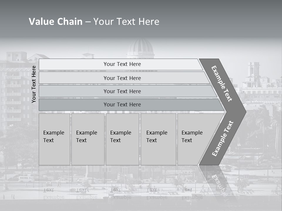 Grunge Landscape Aerial PowerPoint Template