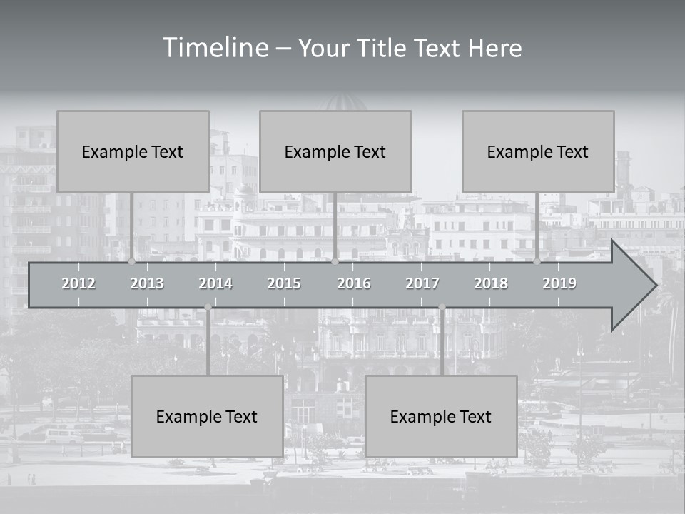 Grunge Landscape Aerial PowerPoint Template