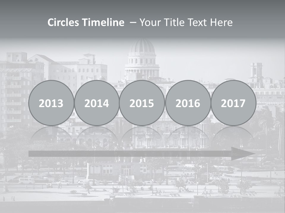Grunge Landscape Aerial PowerPoint Template