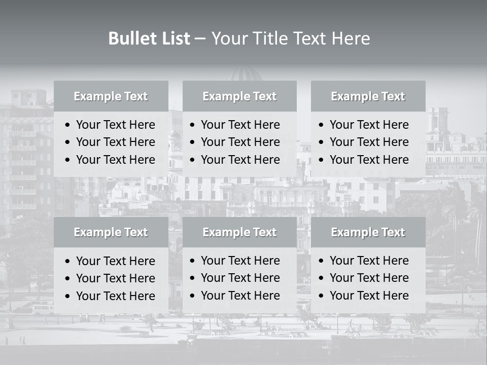 Grunge Landscape Aerial PowerPoint Template
