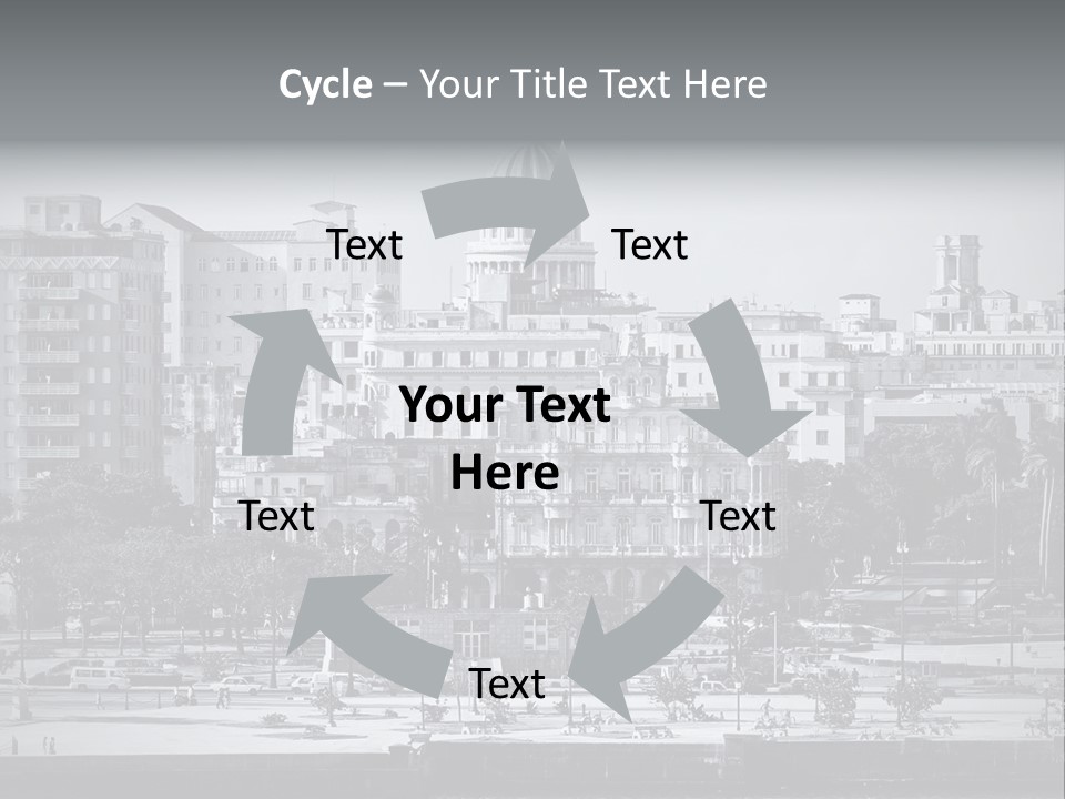 Grunge Landscape Aerial PowerPoint Template