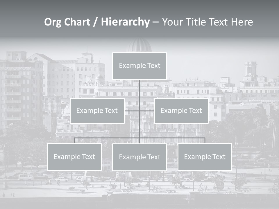 Grunge Landscape Aerial PowerPoint Template