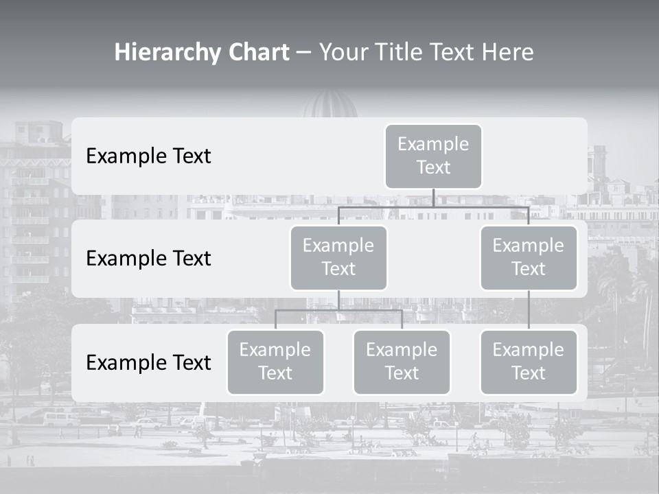 Grunge Landscape Aerial PowerPoint Template