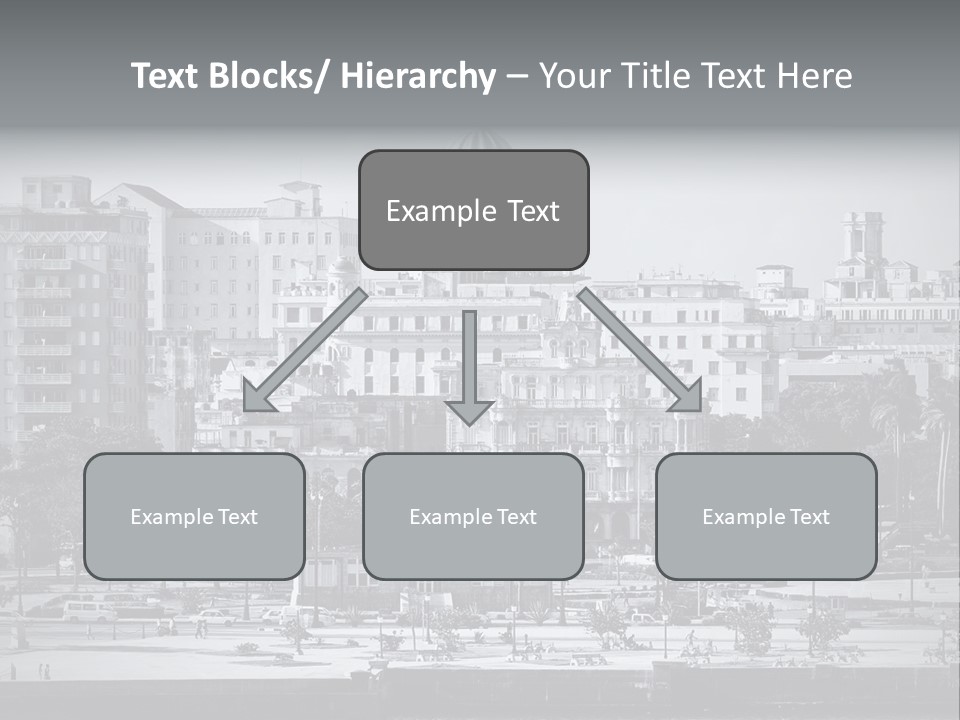 Grunge Landscape Aerial PowerPoint Template