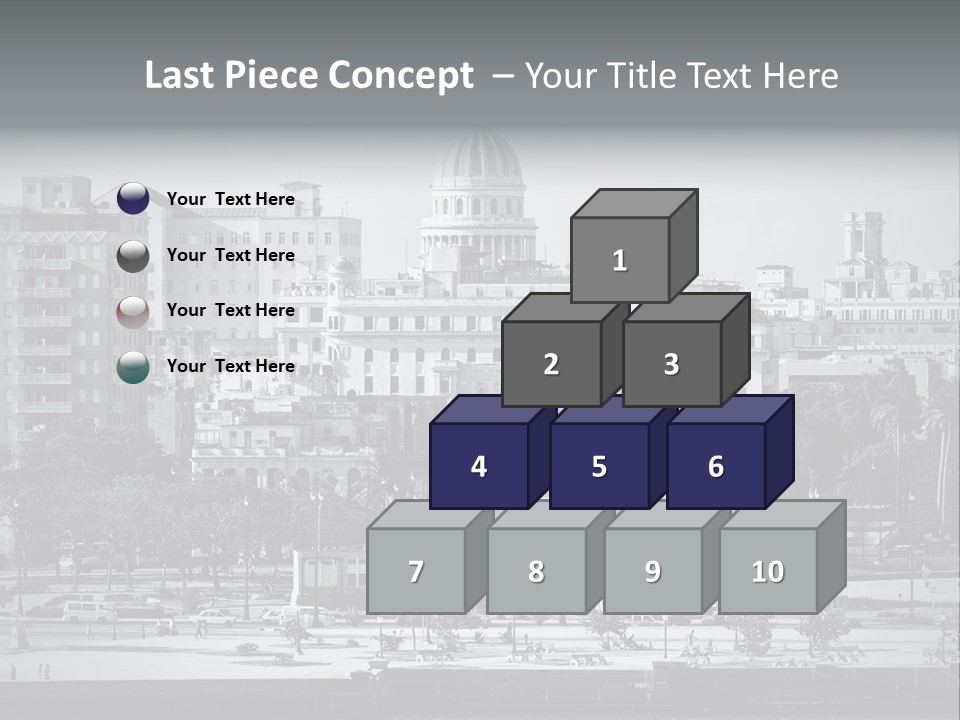 Grunge Landscape Aerial PowerPoint Template