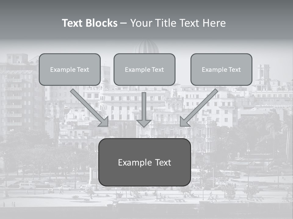 Grunge Landscape Aerial PowerPoint Template