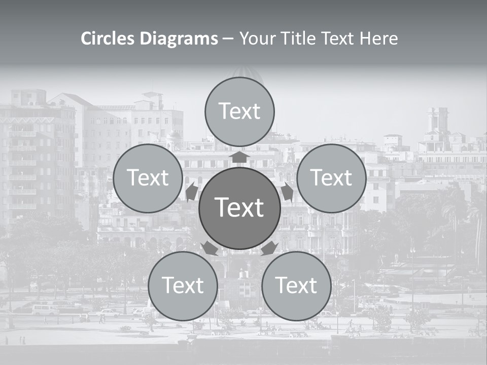 Grunge Landscape Aerial PowerPoint Template