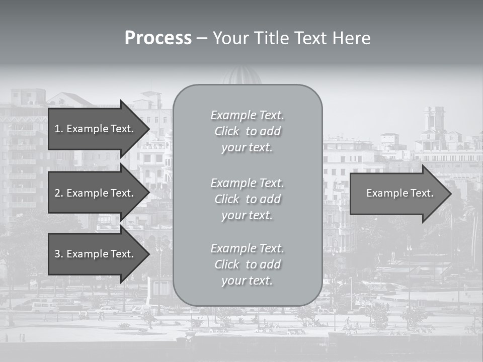 Grunge Landscape Aerial PowerPoint Template