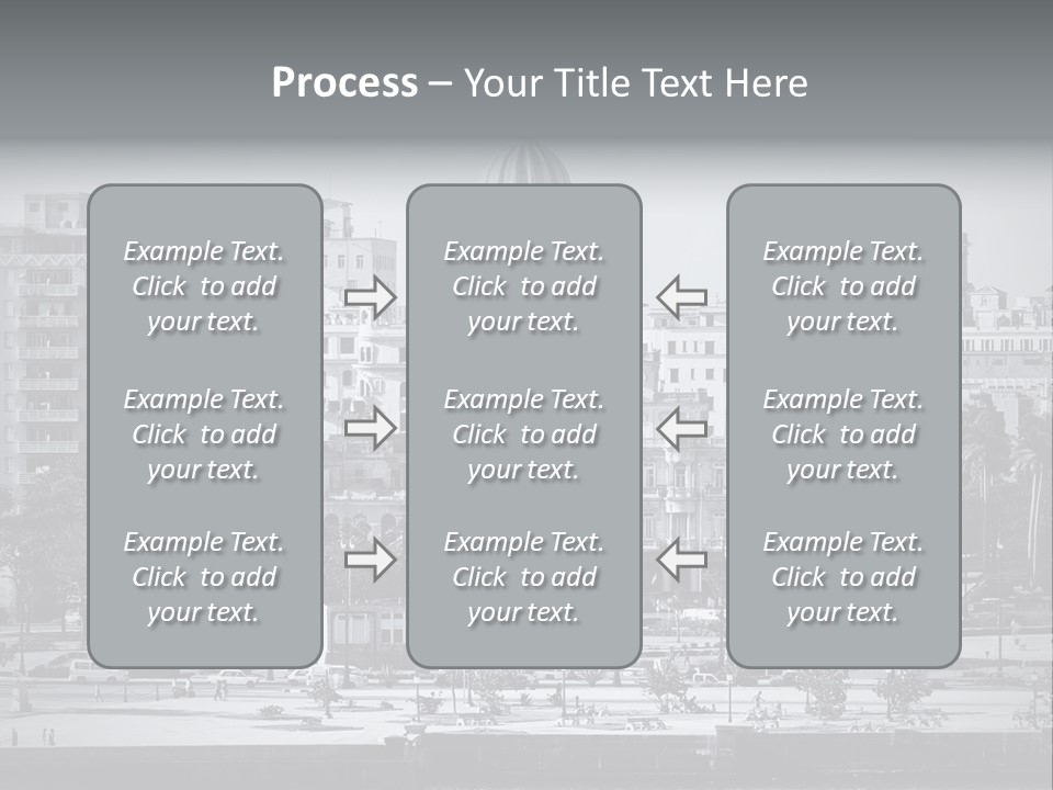 Grunge Landscape Aerial PowerPoint Template