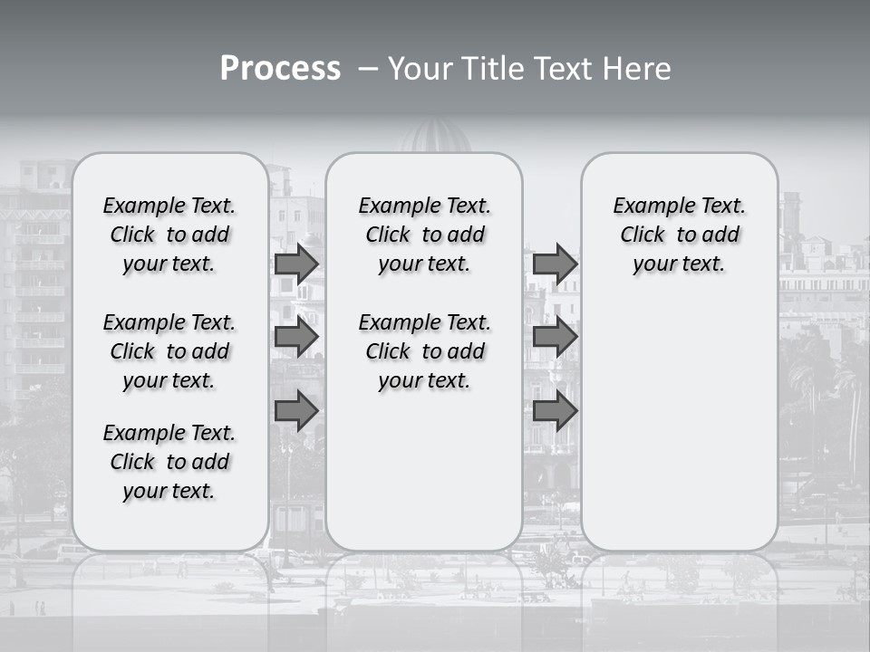 Grunge Landscape Aerial PowerPoint Template