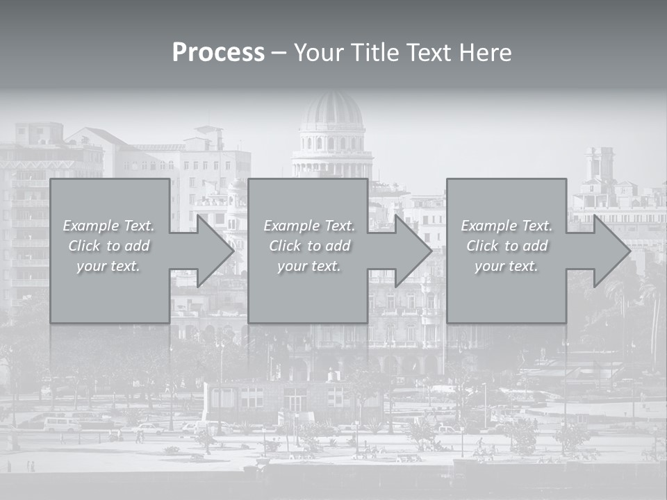 Grunge Landscape Aerial PowerPoint Template