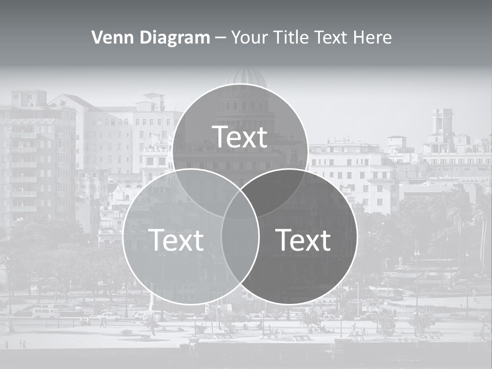 Grunge Landscape Aerial PowerPoint Template