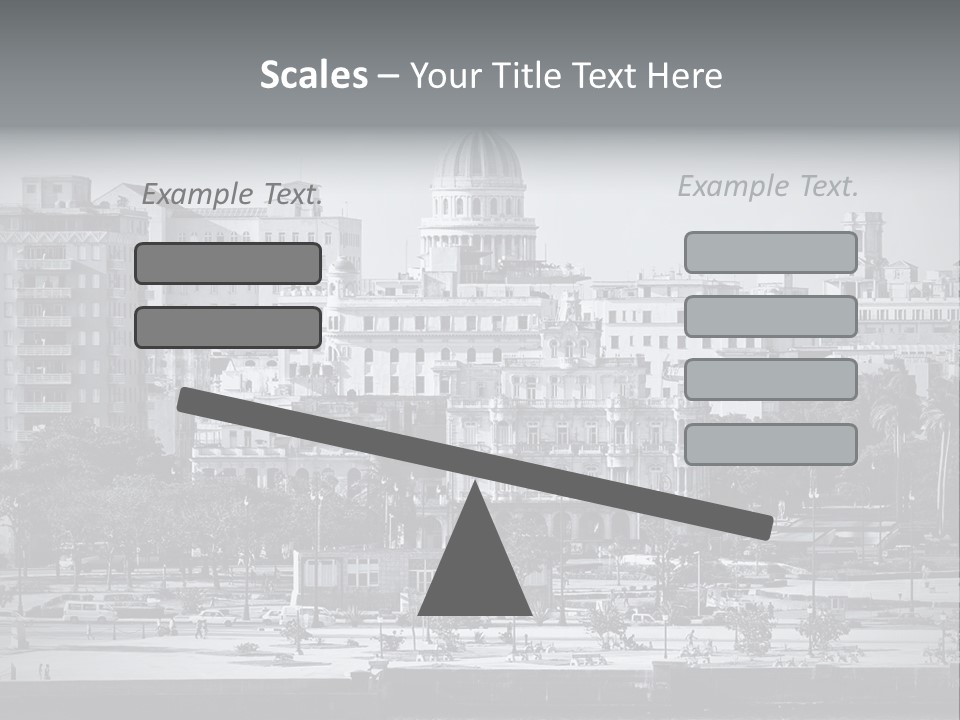 Grunge Landscape Aerial PowerPoint Template