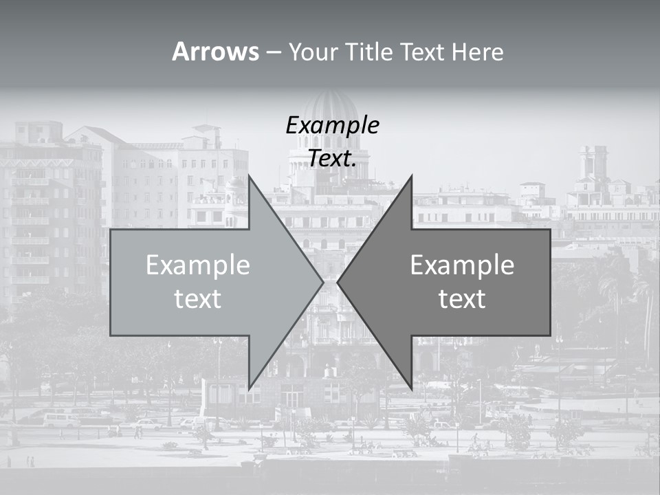 Grunge Landscape Aerial PowerPoint Template
