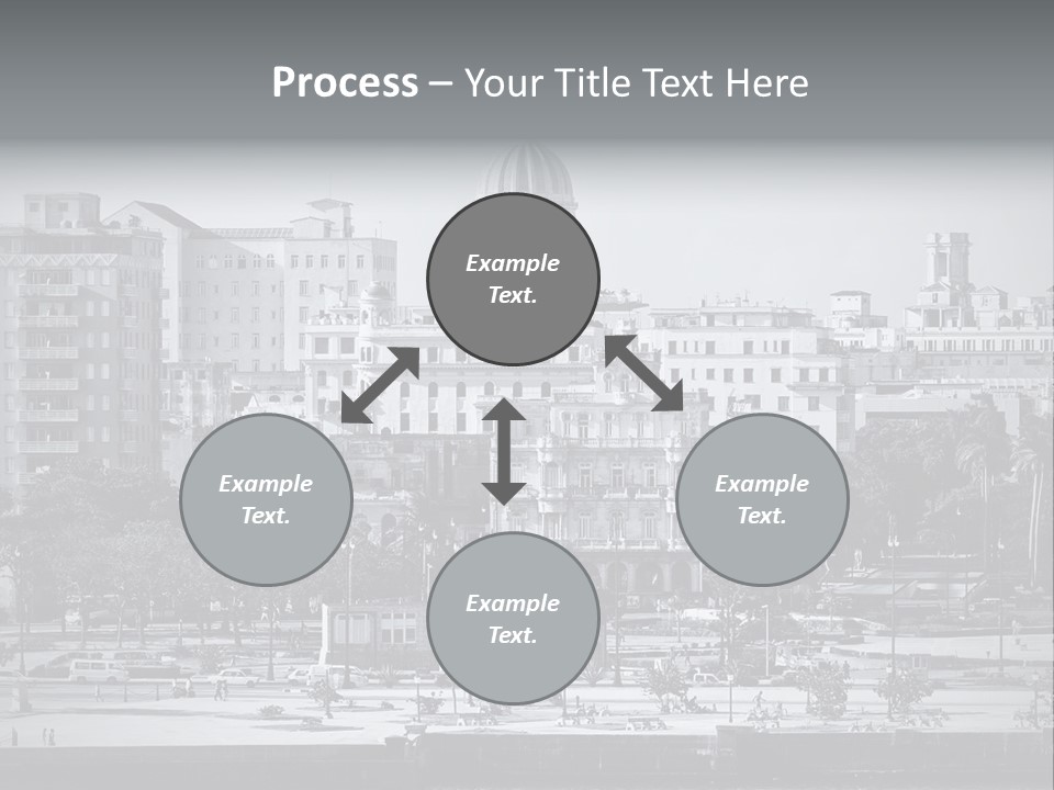 Grunge Landscape Aerial PowerPoint Template