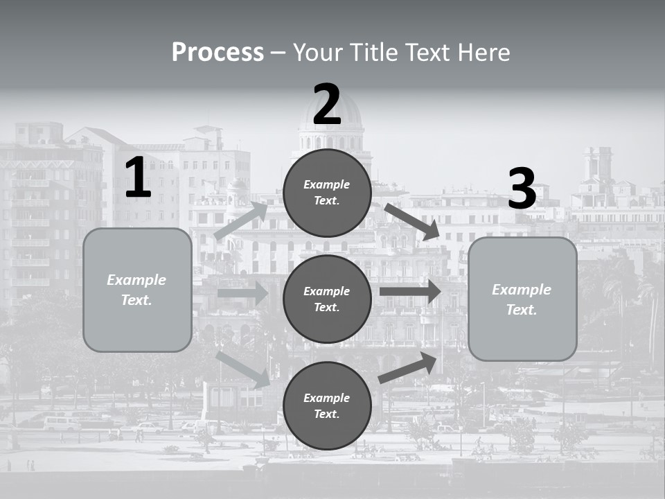 Grunge Landscape Aerial PowerPoint Template