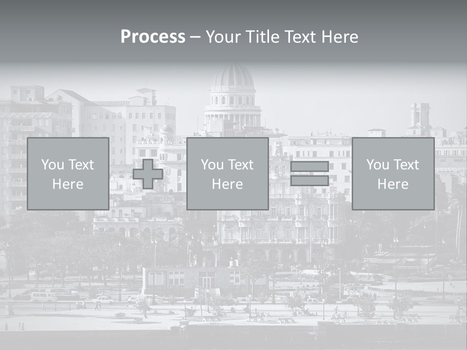 Grunge Landscape Aerial PowerPoint Template