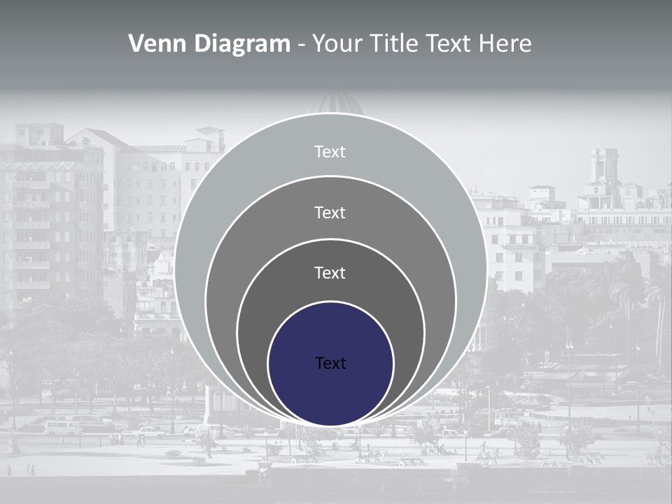Grunge Landscape Aerial PowerPoint Template