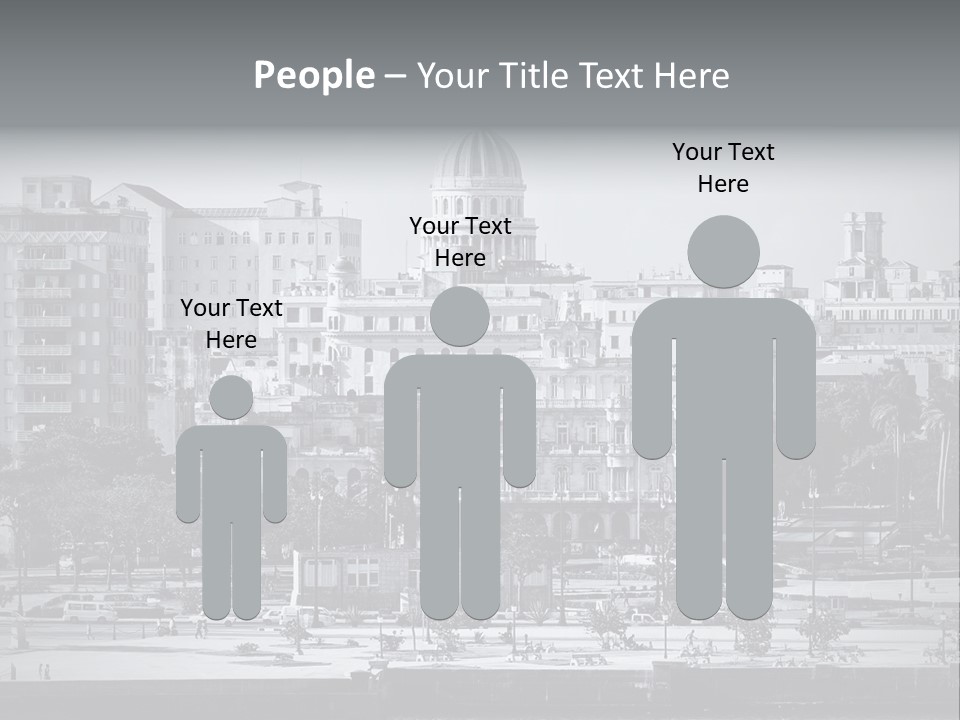 Grunge Landscape Aerial PowerPoint Template