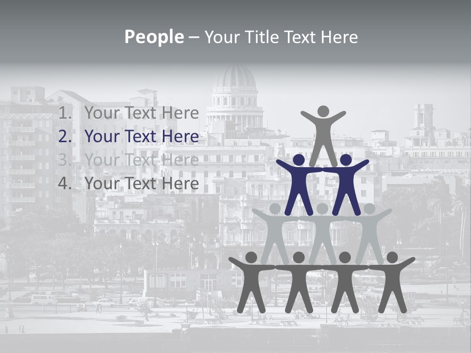 Grunge Landscape Aerial PowerPoint Template