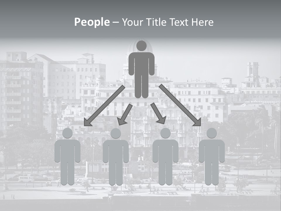 Grunge Landscape Aerial PowerPoint Template