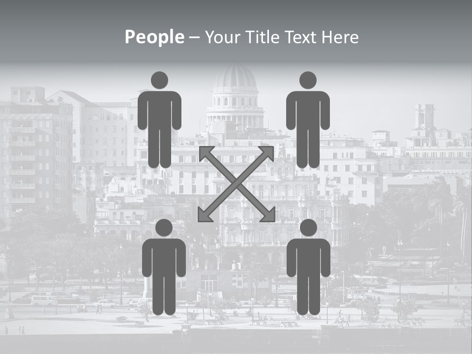 Grunge Landscape Aerial PowerPoint Template