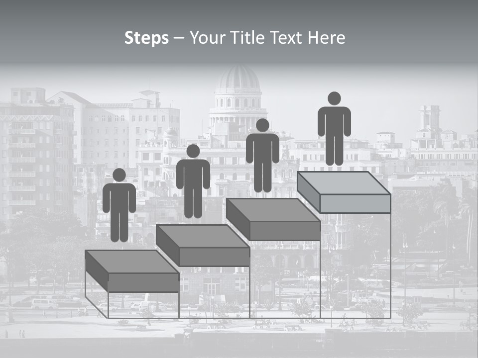 Grunge Landscape Aerial PowerPoint Template