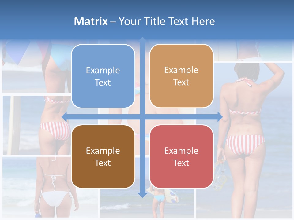 Surfboard Isolated Skin PowerPoint Template