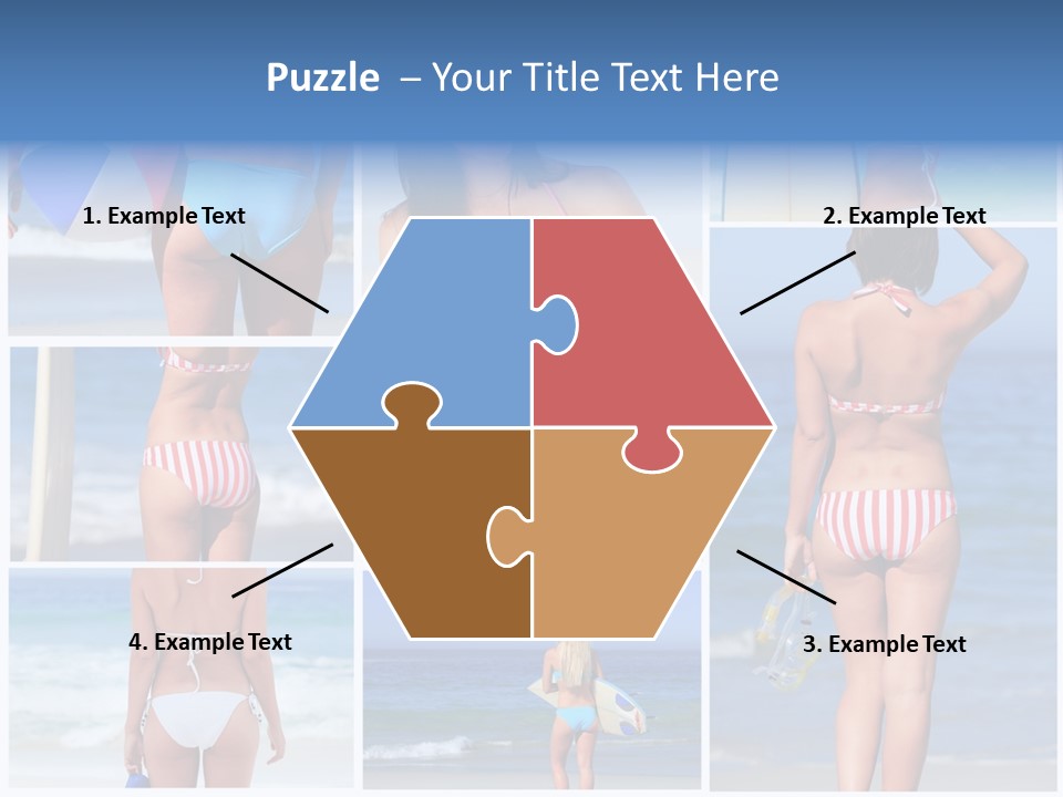 Surfboard Isolated Skin PowerPoint Template