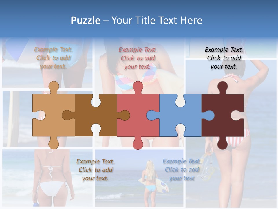 Surfboard Isolated Skin PowerPoint Template