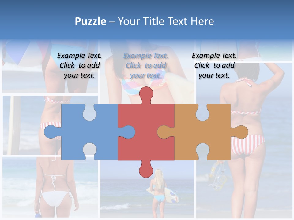 Surfboard Isolated Skin PowerPoint Template