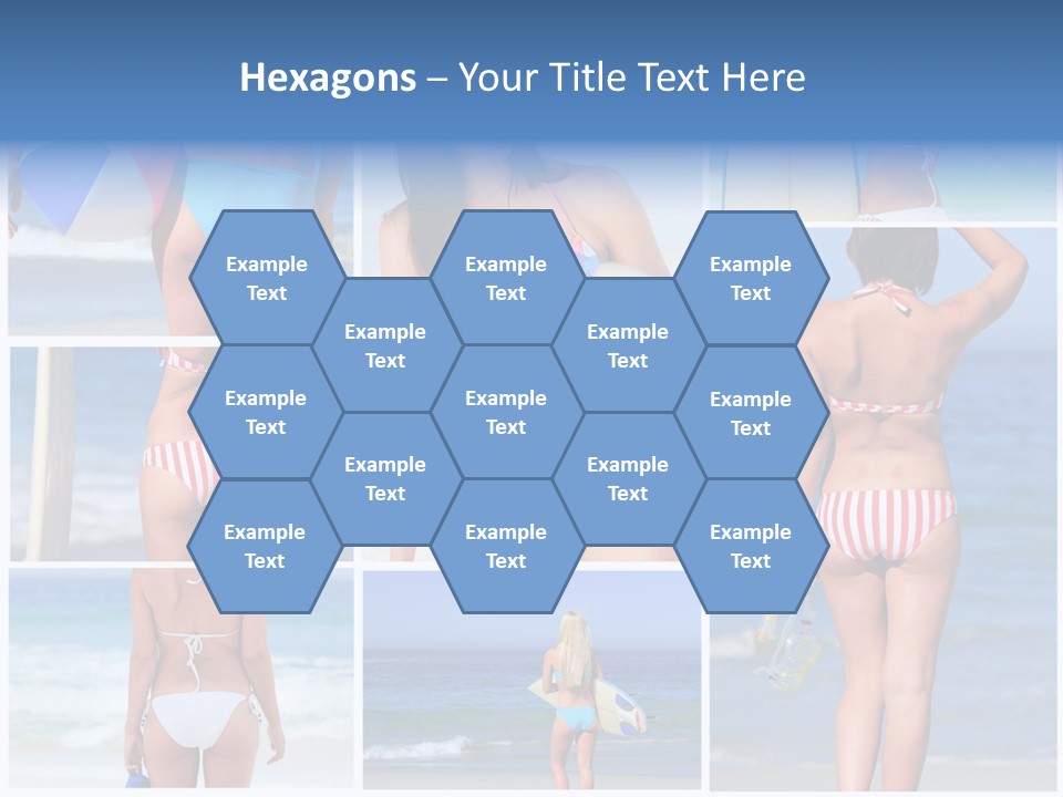 Surfboard Isolated Skin PowerPoint Template