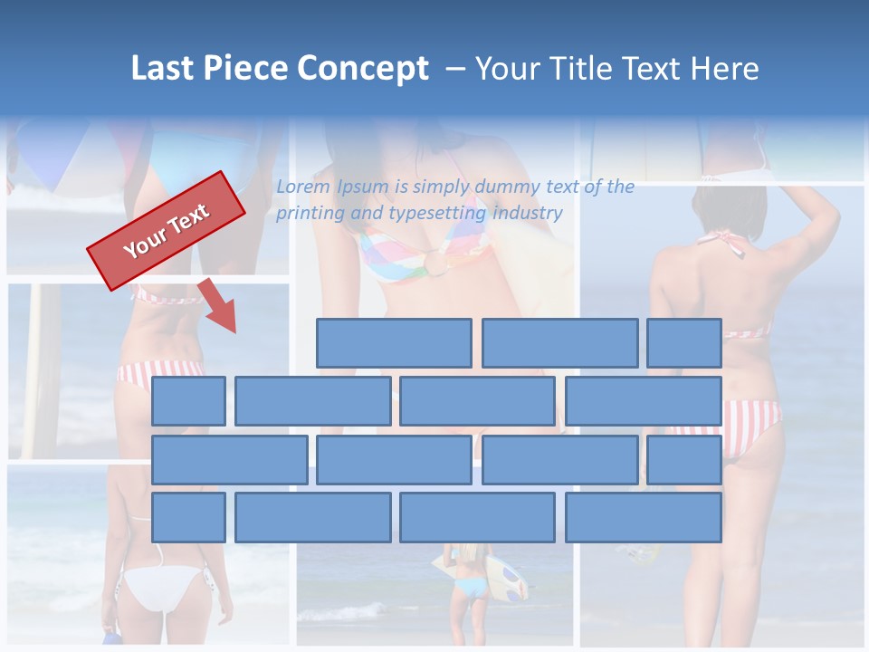 Surfboard Isolated Skin PowerPoint Template