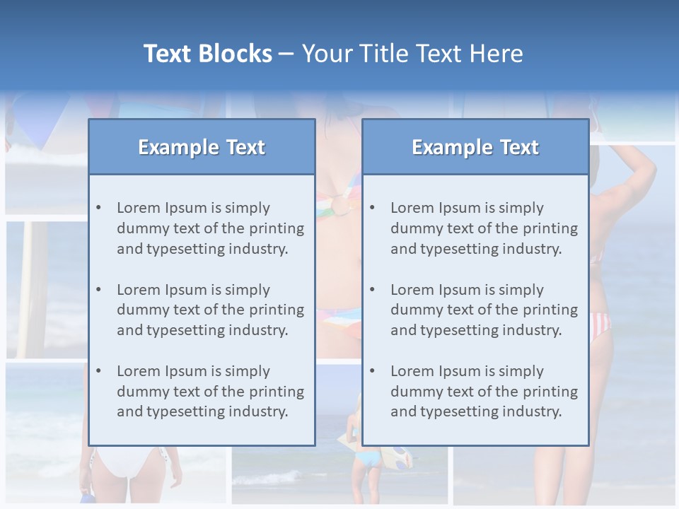 Surfboard Isolated Skin PowerPoint Template