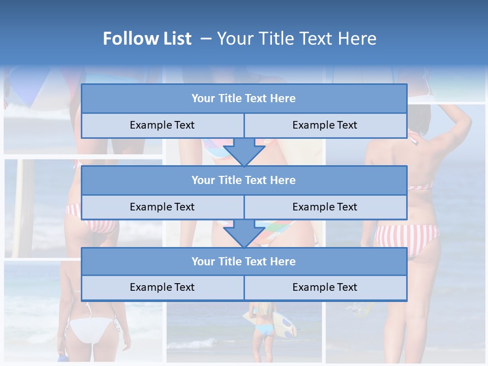 Surfboard Isolated Skin PowerPoint Template