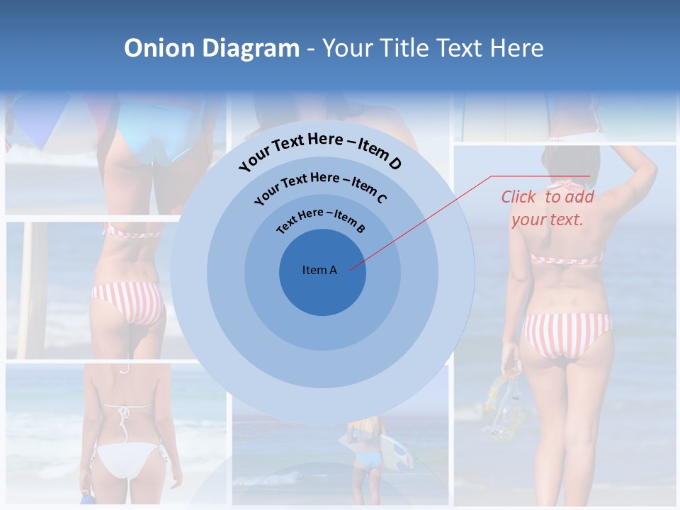 Surfboard Isolated Skin PowerPoint Template