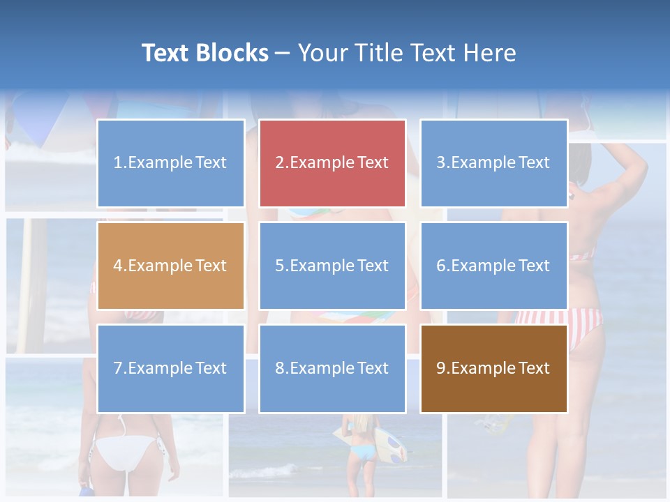 Surfboard Isolated Skin PowerPoint Template