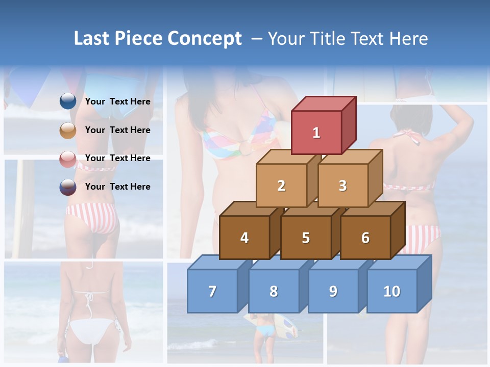 Surfboard Isolated Skin PowerPoint Template