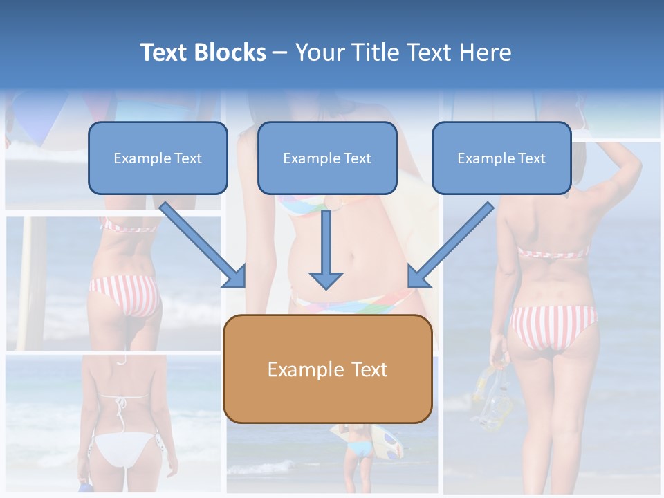 Surfboard Isolated Skin PowerPoint Template