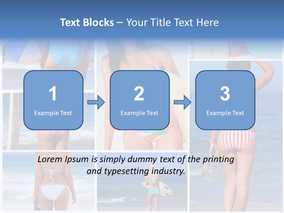 Surfboard Isolated Skin PowerPoint Template