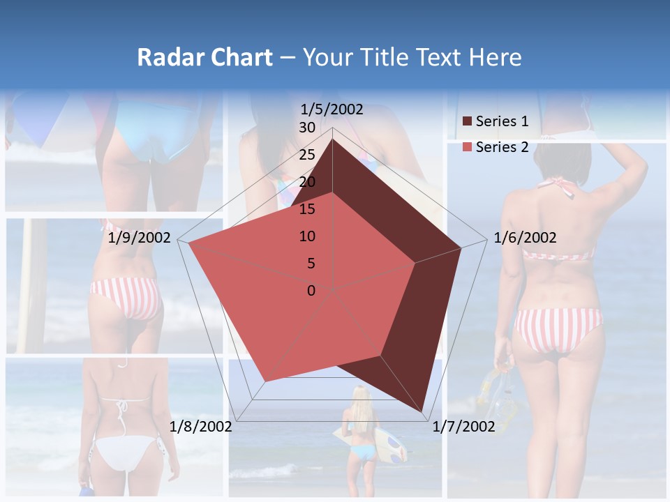 Surfboard Isolated Skin PowerPoint Template